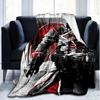 1PC Assassin Flannel Blanket, Use for Birthday/Holiday Gift, Soft Blanket for Sofa/Bed/Camping/Office/Tourism Use,All Seasons