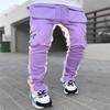 Mens Casual Jogger Cargo Pants Man Fashion Harem Pant Loose Trouser Streetwear Male Trend Pantalon Homme Reflective