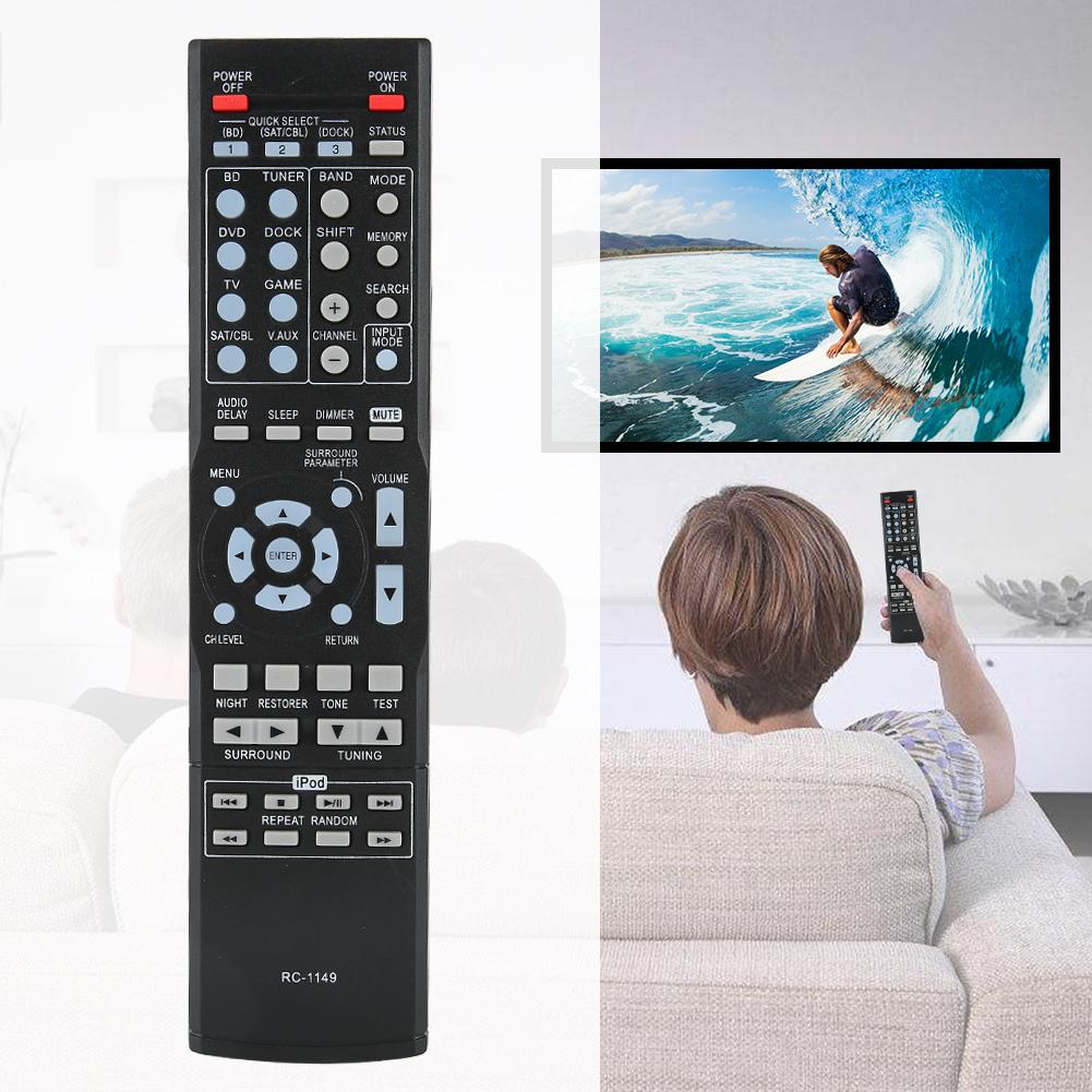 ABS Durable Wear Resistant Black Controller Remote Control Replacement Accessory for DENON RC 1149