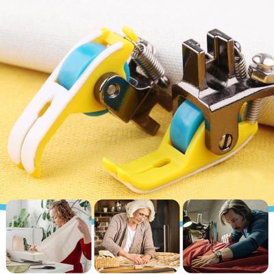 Picior de presare cu tiv rulat pentru mașină de cusut Ghid pentru fermoar invizibil TIV