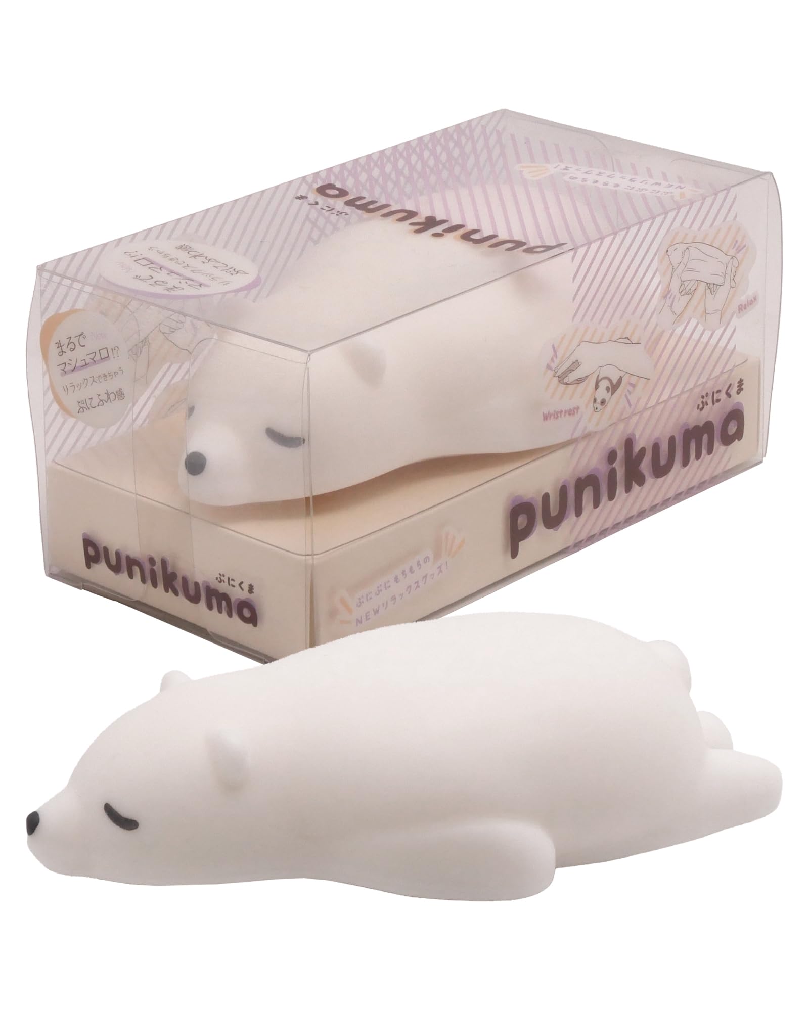 

Nor Corporation Squeeze Puni Kuma White Puni Kuma PUN-1-01