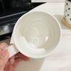 Ceramic Hepburn Retro Style Black and White Water Cup Household Stackable Cup Stackable Mug Set Souvenir