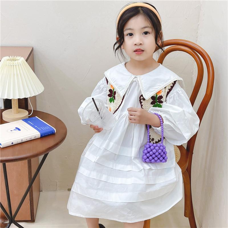 Adorable Mini Children's Handcrafted Pearl Bag For Girls Compact Crossbody Style