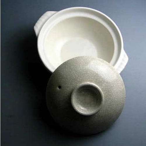 Ginpo Kannyu No. 10 Earthenware Pot for 4-5 People [Banko Ware]