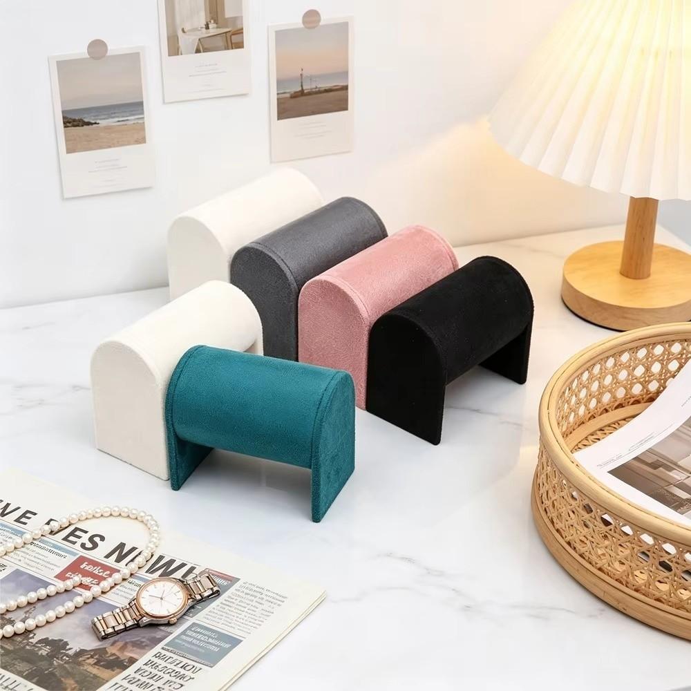 Small Pillow Shape Jewelry Display Stand Leather Headband Necklace Display Props  Accessory Storage