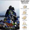 1 Stück Beetlejuice Decke Leichte Flanelldecke für Sofa, Bett, Reisen, Camping, Wohnzimmer, Büro, Couch, Stuhl und Bett
