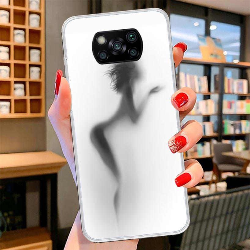 Woman Silhouettes Sexy Lady Girl Cover Phone Case For Xiaomi Poco F7 Ultra X7 X6 X5 Pro M7 Redmi 15C 15 13C 13 12C 12 10C 10 9A