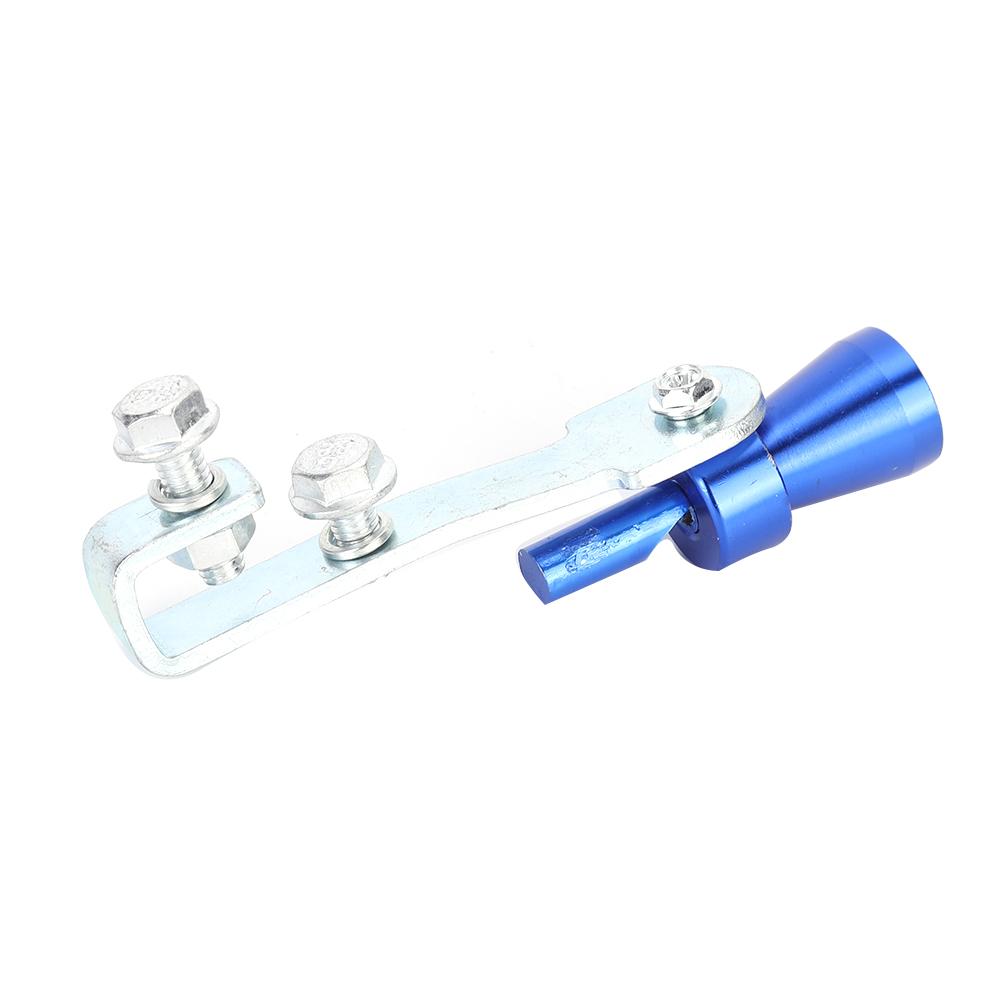 Car Sound Whistle Tail Throat Muffler Exhaust Pipe Whistle Blue