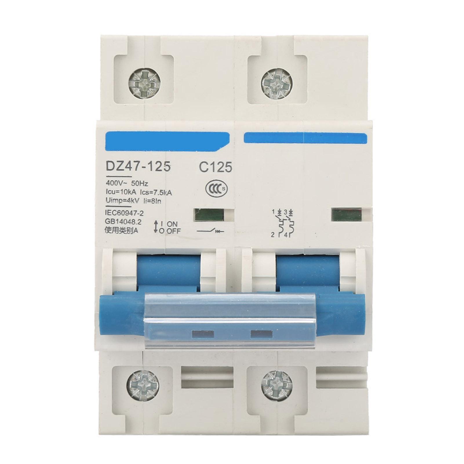 

400V 80100125A Leakage Protection Switch DZ47125 2P Current Miniature Circuit Breaker(125A)