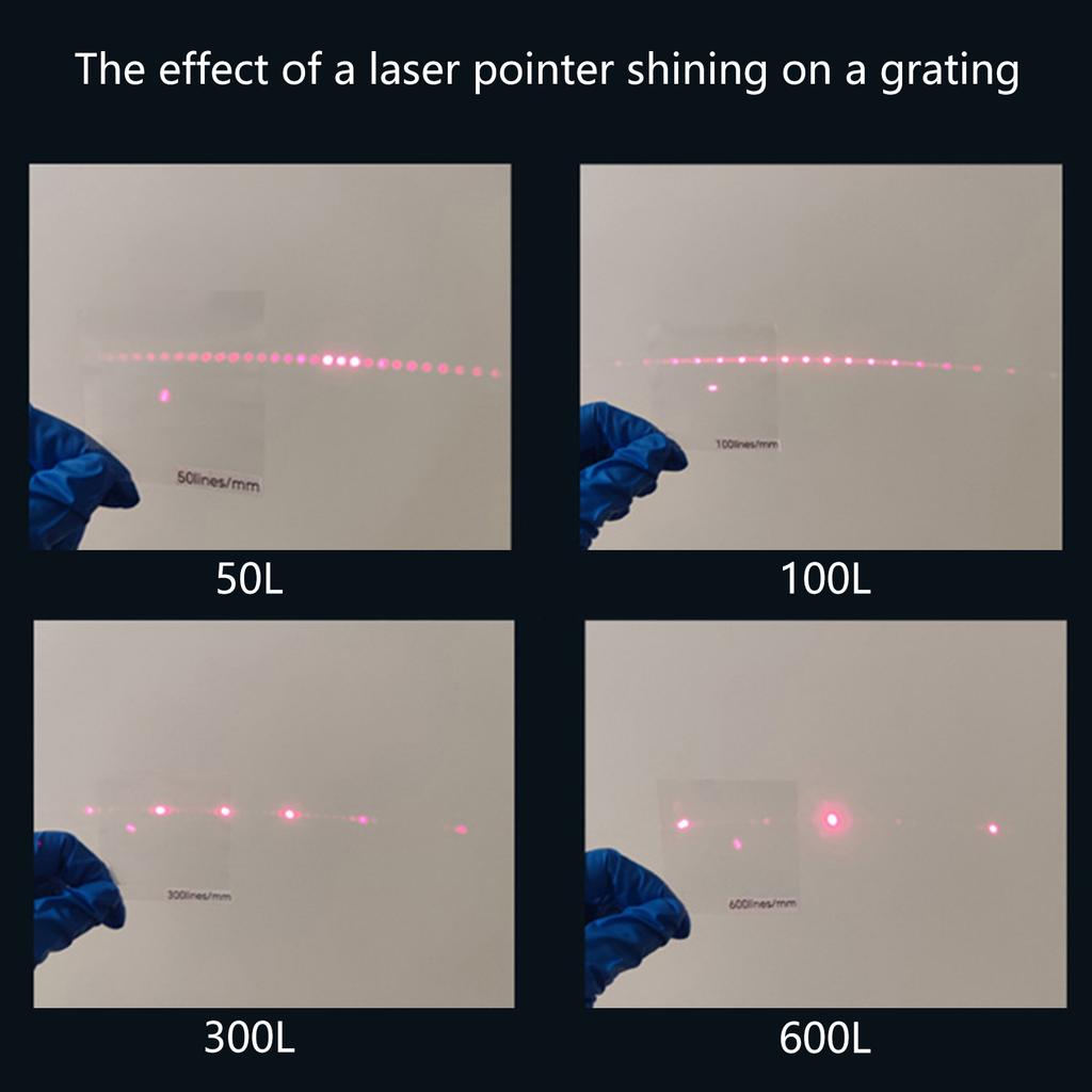 Starkes PET-Material Volumetrisches Transmissionsgitter Schlagfestes Beugungsgitterblech für den Langzeitgebrauch