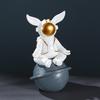 Figur Astronautenstatue Tortenaufsatz Niedliches Ornament Heimdekoration für Bücherregal, Eingang, Tischplatte,