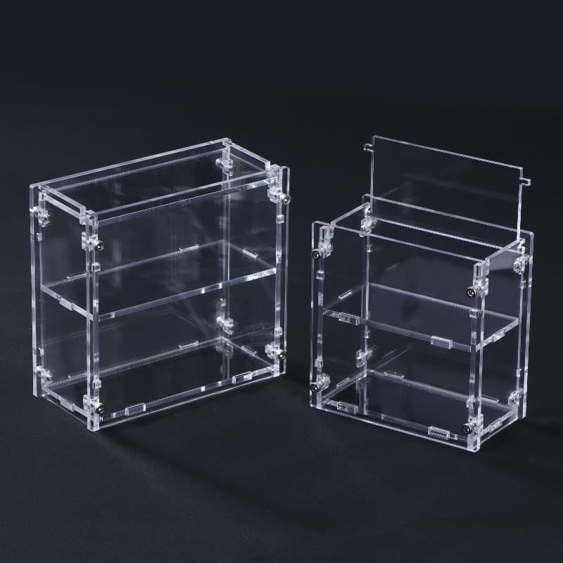 1 Set Acrylic Dust-Proof Showcase & Storage Organizer Box 1/64 Diecast Model Car Display Case With Cover For Minigt Tomica