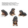 4PcsCelsiusSet   Cute Puppy Dog Statue Sculpture Ornaments Resin Craftwork Home Courtyard Garden Decoration