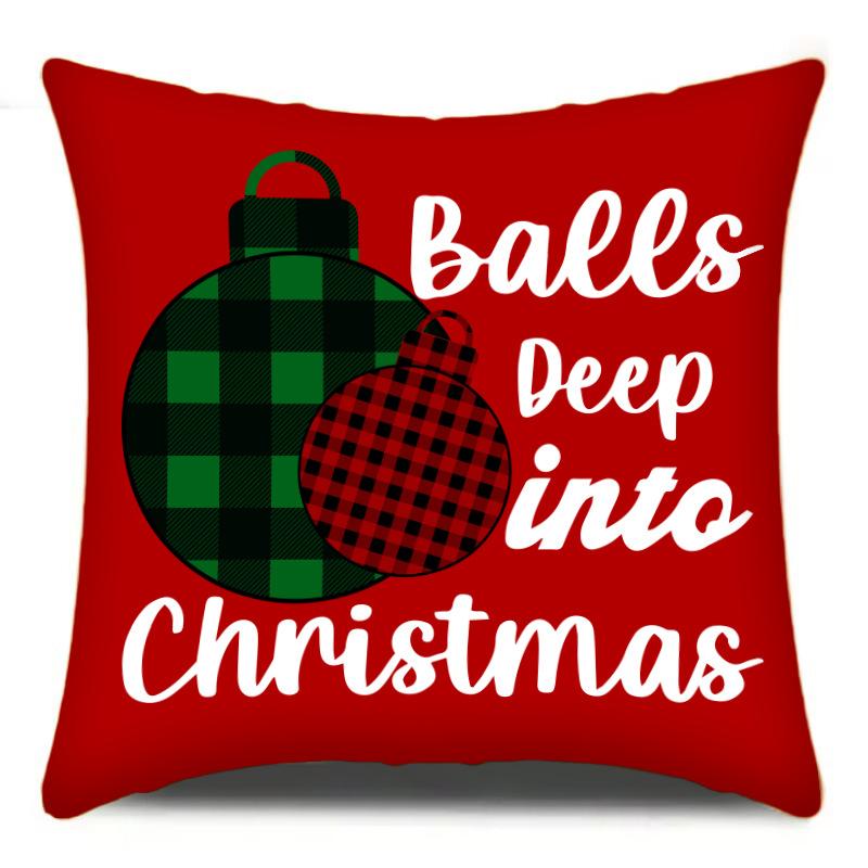 

Современная простая рождественская наволочка с изображением снеговика и лося, с цифровой печатью, декоративная подушка, наволочка для дивана-пледа 45*45cm