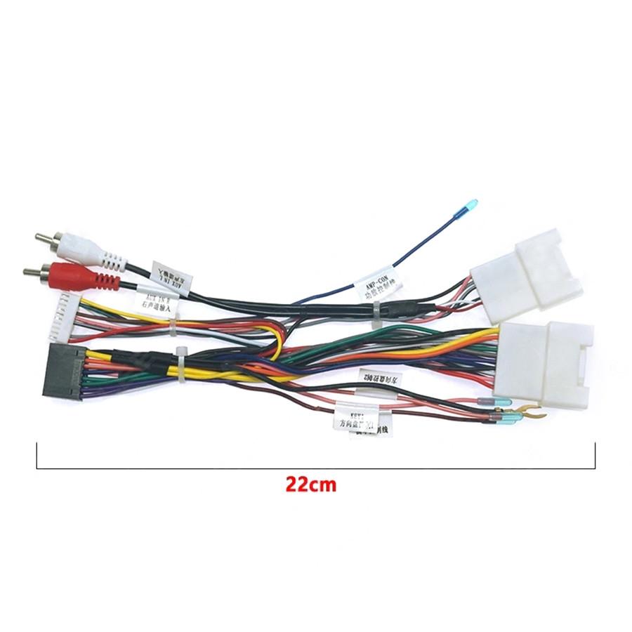 16pin Audio Wiring Harness W/ Canbus Box For Mitsubishi Outlander Pajero Stereo