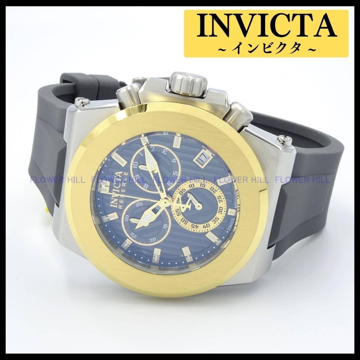 Used [New/Free Shipping] Invicta INVICTA Watch Men s Quartz Swiss ETA Movement Chronograph AKULA 45251 Silicone Band