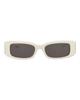 Balenciaga Sunglasses BB0260S 003 Women's White/Gray