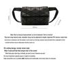 Women's Geometric Diamond Pattern Round Crossbody & Waist Bag
