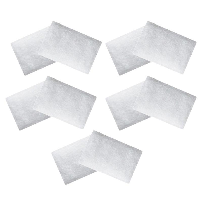 

Pack Of 10 High Efficiency HEPA Filter Pad Inserts For S9 AirSense 10 AirCurve 10 BiPAP Machines White Cotton Materials