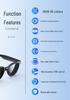 Cross M8 Smart Glasses: Bluetooth Calling, AI Translation, Object Recognition, Music, Detachable Lenses.