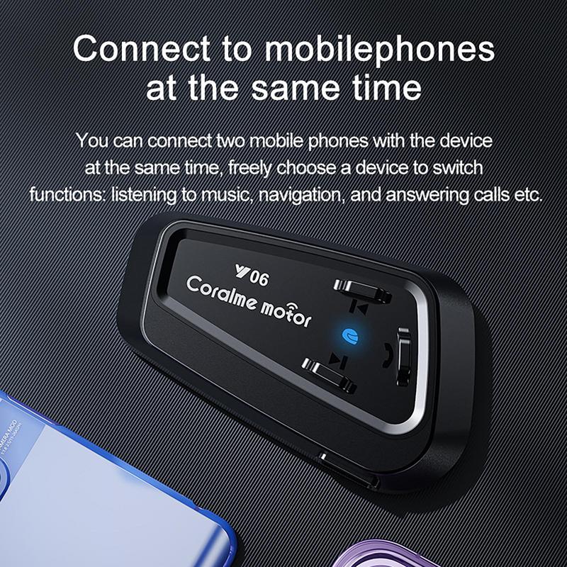 creative Motorcycle Hat Wireless IPX6 Noise Cancellation Intercom RGB Light Speaker for Double Use supplies for Atv Dirt Bike