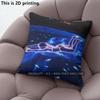 Night Swimming Decorative Throw Pillow Covers Pattern Cushion Cover Suitable For Sofa Bedroom Car Pillow Cover