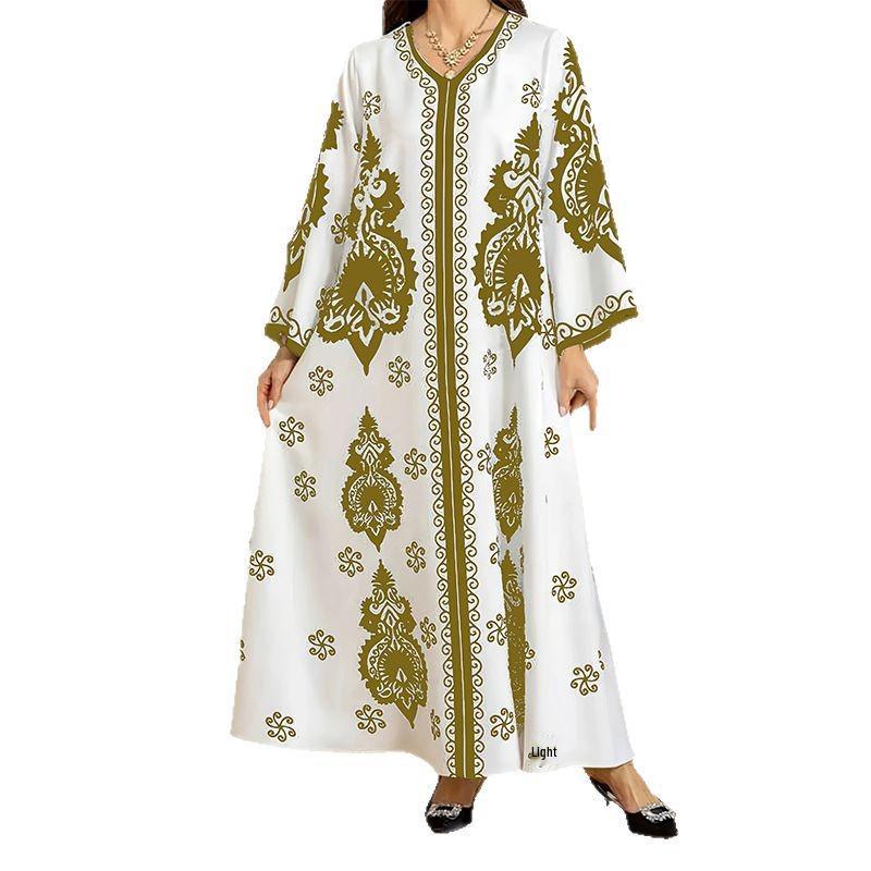 Women's Long Robe Dress for Middle East and Indonesian Travel