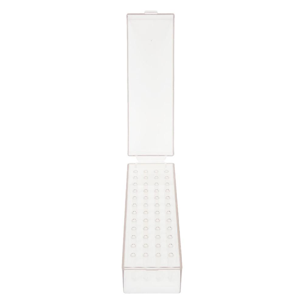 Clear Acrylic Nail Bit Organizer Transparent Drill Bit Storage Box  Drill Bit Classification