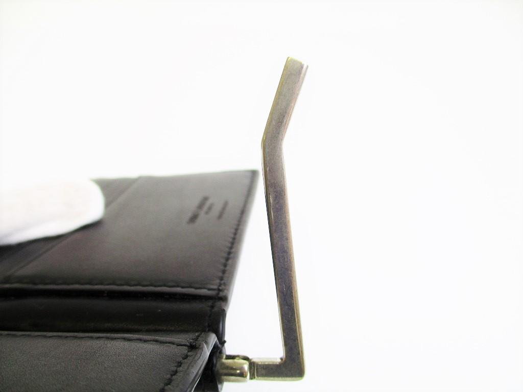 Authentic Saint Laurent Paris Black Leather Bifold Bill Wallet Purse #7924 Seller Refurbished