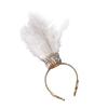 Fashionable Feathers and Diamonds Hairpieces Adjustable Fit Hair Decoration Accessory for Party and Wedding Supplies