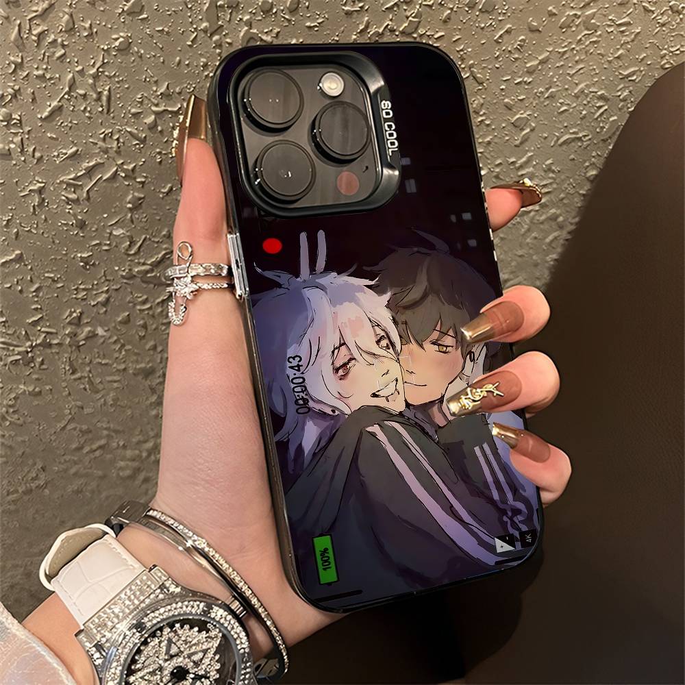 Nagito Hajime Komahina Phone Case For iPhone 15,16,12,14,13,17,11,E,Pro,Max,Plus,Air,Mini Black TPU Cover