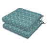 Vargottam Perfect Outdoor Indoor Square Corner Seat Cushions Water-Resistant Lounge Chair 18.5" X 16" Home Office Patio Furniture
