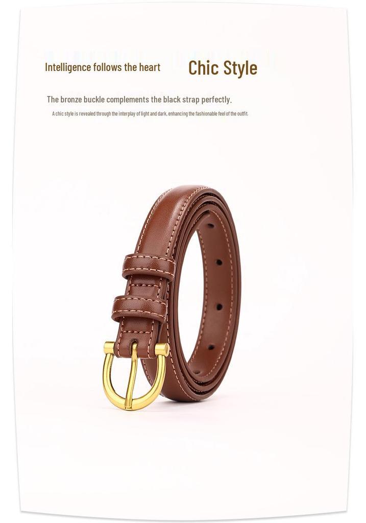 Women's Retro Waist Belt Korean Style Versatile Dress or Jeans Fashion Accessory.