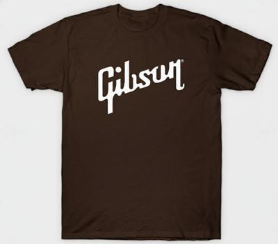 Unisex shirt Katoen Oversized Grote Maat GIBSON Elektrische Gitaren T-shirt