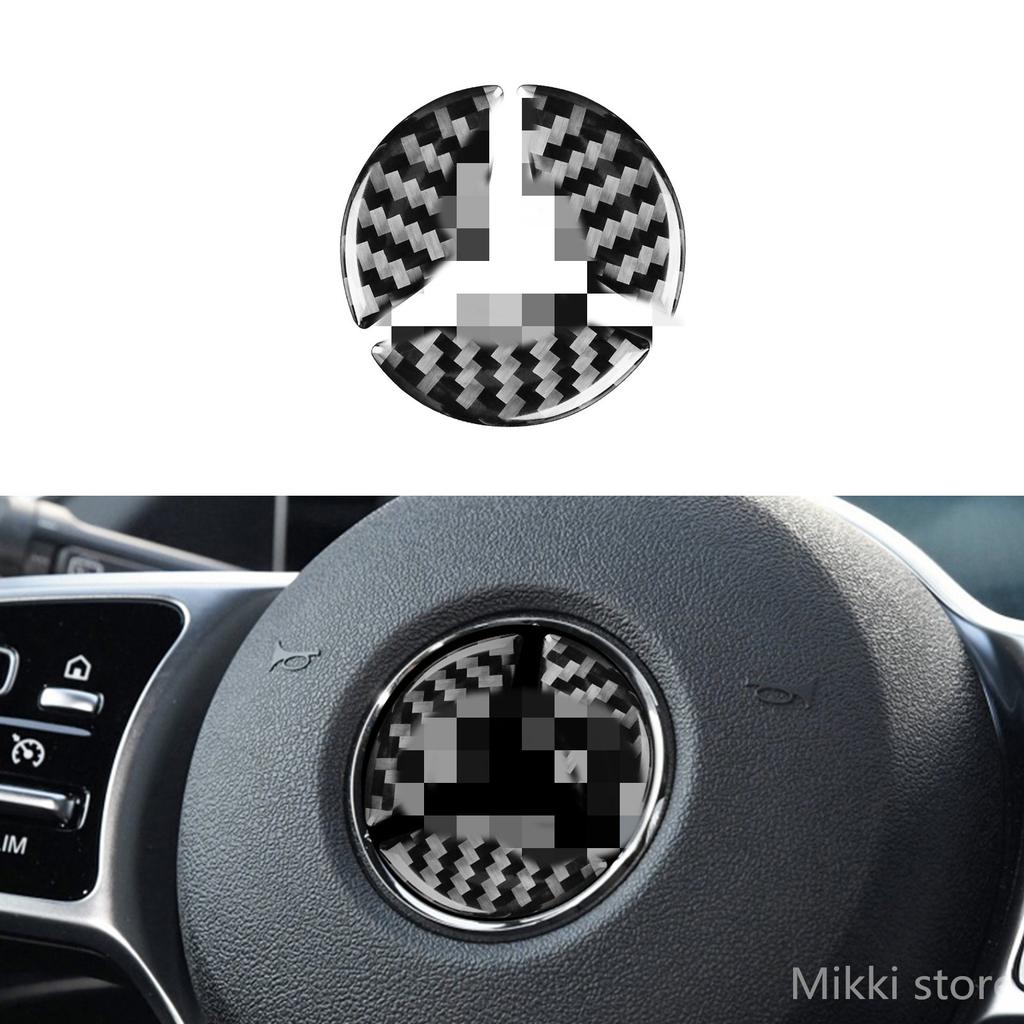 For Mercedes Benz GLB + B Class W246 + LHD/RHD Outlet Vent Frame Steering Wheel Panel Door Handles Carbon Fiber Sticker