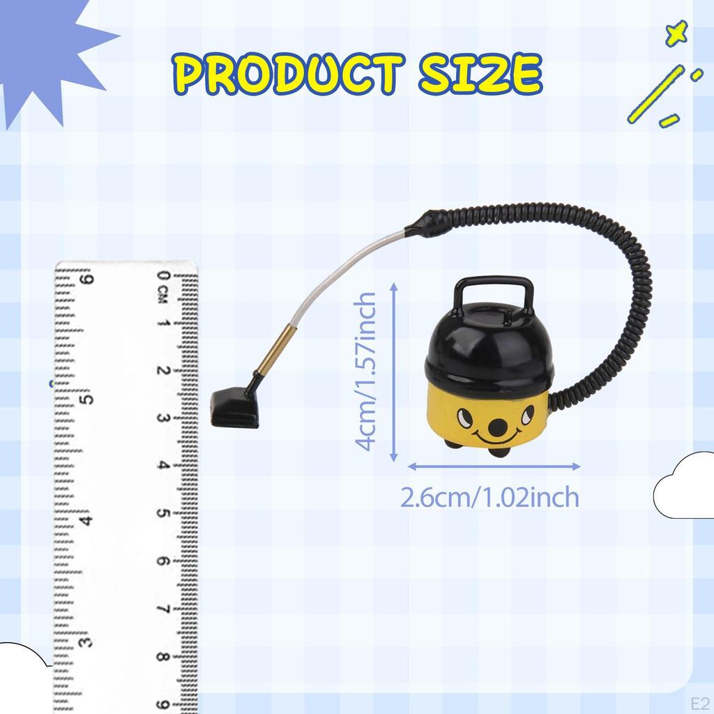 Doll House Vacuum Cleaner Accessories Gifts Toy Cute Essential Multi Purpose Furniture