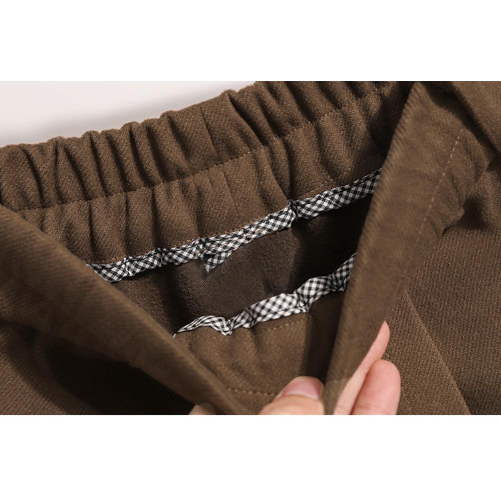 DIMANAF Plus Size 2025 New Winter Women Shorts Pants Loose Casual Short Pants Elastic Waist Fashion Lady Skirts Thick