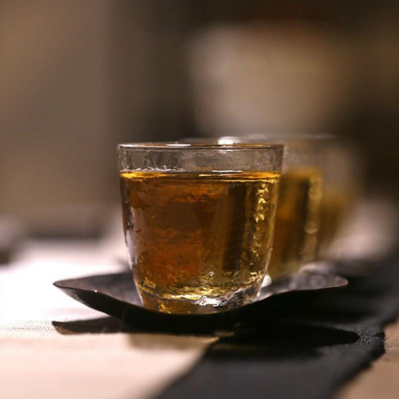 Transparent liten glas-kung fu-tekopp i japansk stil, liten kapacitet, värmebeständig, hushålls-teservis, tekoppstillbehör, ny