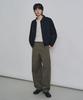 COSTUME O’CLOCK Cotton Washed Curved Pants Ash Brown Coospt251Ashbrown