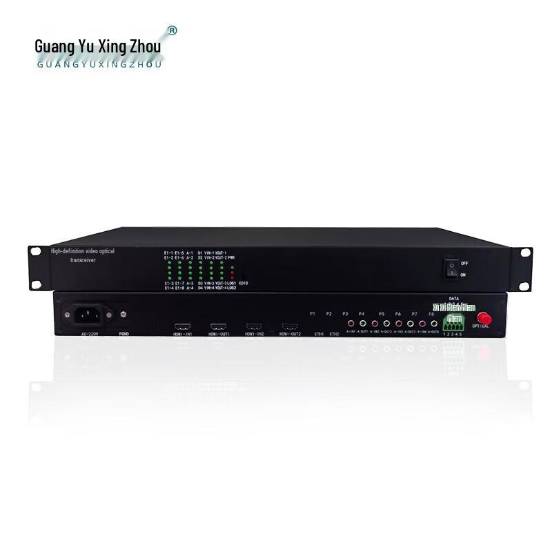 

Guangyu Xingzhou GY-H20S2P1E Multi-functional HDMI Fiber Optic Transceiver