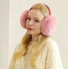 1 PC Solid Color Soft Plush Ear Warmer Winter Warm Earmuffs Ear Cover Outdoor Cold Protection Ear-Muffs Folding Earflap Fashion