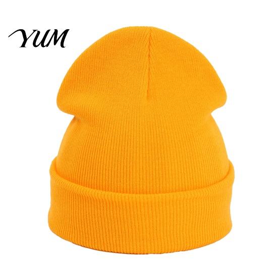 Outdoor Sports Winter Hat Unisex Solid Color Knit Beanies, Classic Slouchy Skull Cap for Winter, Knitted Casual Warm Headwear Men Women, Soft Thermal
