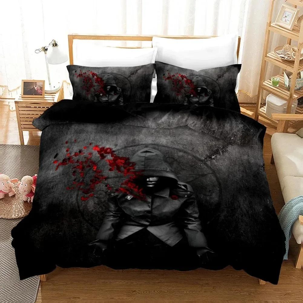 Popular Tv Show Supernatural 3D Print Luxury Bedding Set Printed Duvet Cover Pillowcase Single Double Queen Super King Size Sets