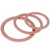 Red Copper Thickened Sealing Washer for Marine Metal Screw Spacer (M3-M60)