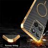 For Motorola Edge 60 Fusion 5G/Edge 60 5G/Edge 60s 5G Phone Case Carbon Fiber Textured Electroplated TPU Back Cover