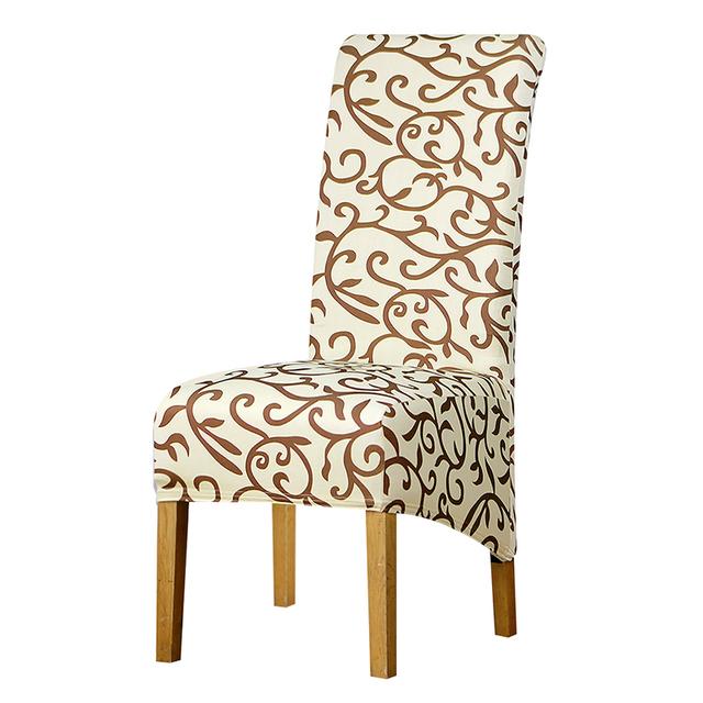 

Чехол на стул размера XL, большой размер, чехлы на стулья с высокой спинкой, длинные чехлы на стулья King Back, чехлы на стулья для дома, отеля, вечеринки, банкета XL Size