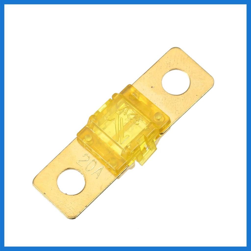 2pcs 20A 32V AMI Fuses Replacement for Automotive Marine Audio Video System Electronics Auto Accessories