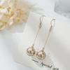 Korean-Style Silver Pearl Earrings for Women - Trendy, Versatile, and Elegant