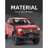 1/24 Scale Great Wall Motor GWM Cannon POER Off Road SUV Alloy Diecast Car Model Sound & Light Boutique Decorative Interior Decoration