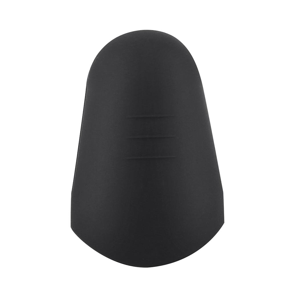 2Pcs Saxophone Clarinet Mouthpiece Protective Rubber Cap Sax Accessories (Black)